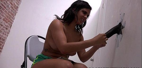  Keisha Grey Goes Black At A Glory Hole